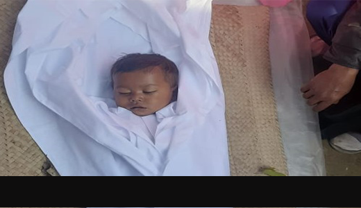 পিতার আছাড়ে অসুস্থ শিশু দুই মাস পর মৃত্যু !