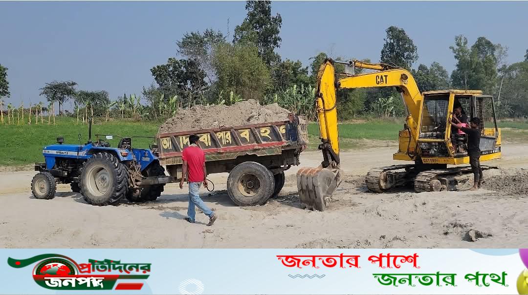 পাবনায় বালু উত্তোলনের উৎসব, রহস্যজনক কারণে প্রশাসন নিরব‎