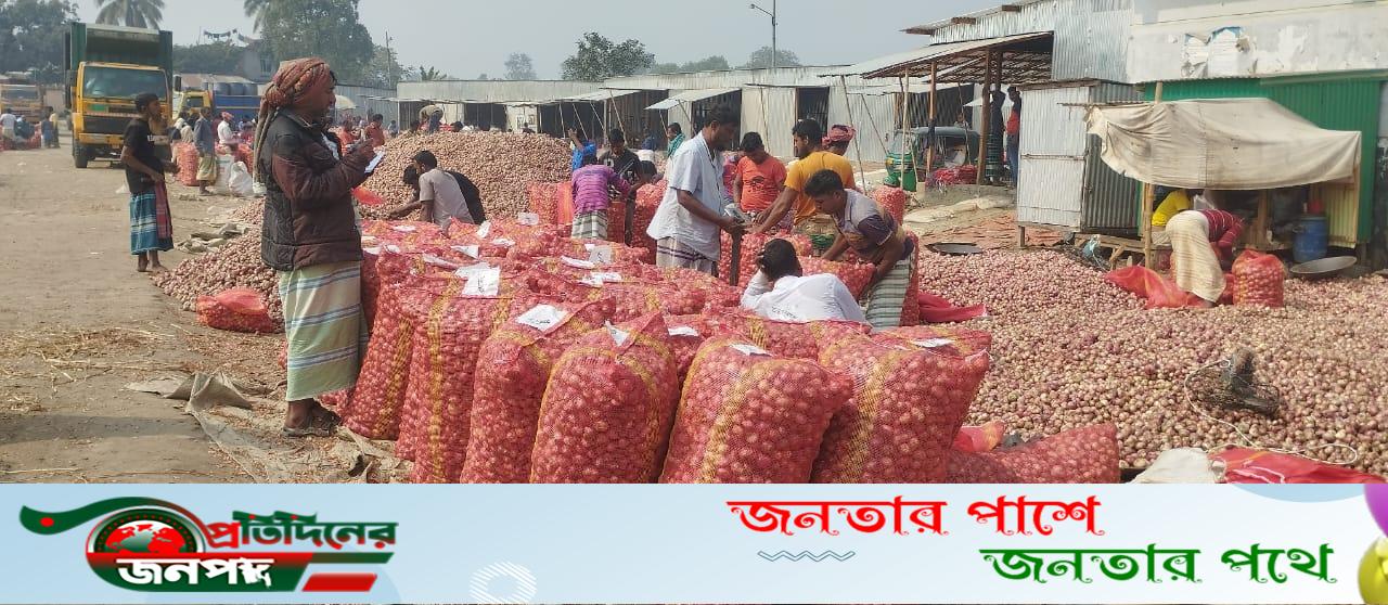 পেঁয়াজসহ সব্জিতে ব্যাপক লোকসানে প্রান্তিক চাষী ।কৃষি অর্থনীতিতে স্থবিরতা