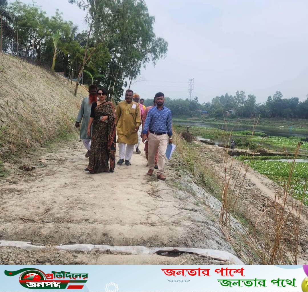 ভাঙ্গুড়ায় গ্রামীণ অবকাঠামো সংস্কার ও  রক্ষাণাবেক্ষণ কর্মসূচীর নিয়মিত পরিদর্শনে ইউএনও