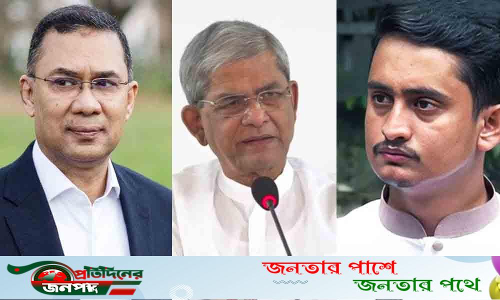 তারেক রহমান ও মির্জা ফখরুলকে ফেসবুকে ট্যাগ করে যা বললেন সারজিস