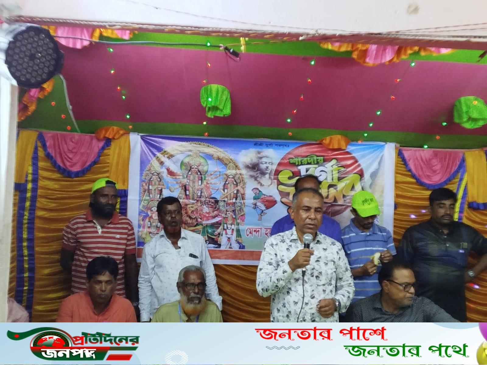 ভাঙ্গুড়ায় বিভিন্ন পূজামন্ডপ পরিদর্শন করলেন কৃষিবিদ হাসান জাফির তুহিন